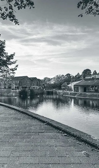 River Exe pathway in Exeter